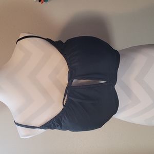 Time and true women's 3X keyhole swim top